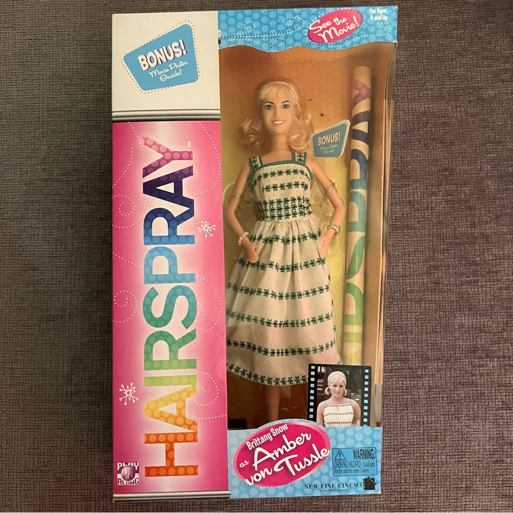 HAIRSPRAY Amber Von Tussle 2007 Collectible Rare Vintage Doll NWT